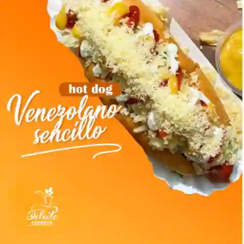 Hot Dog Venezolano Sencillo