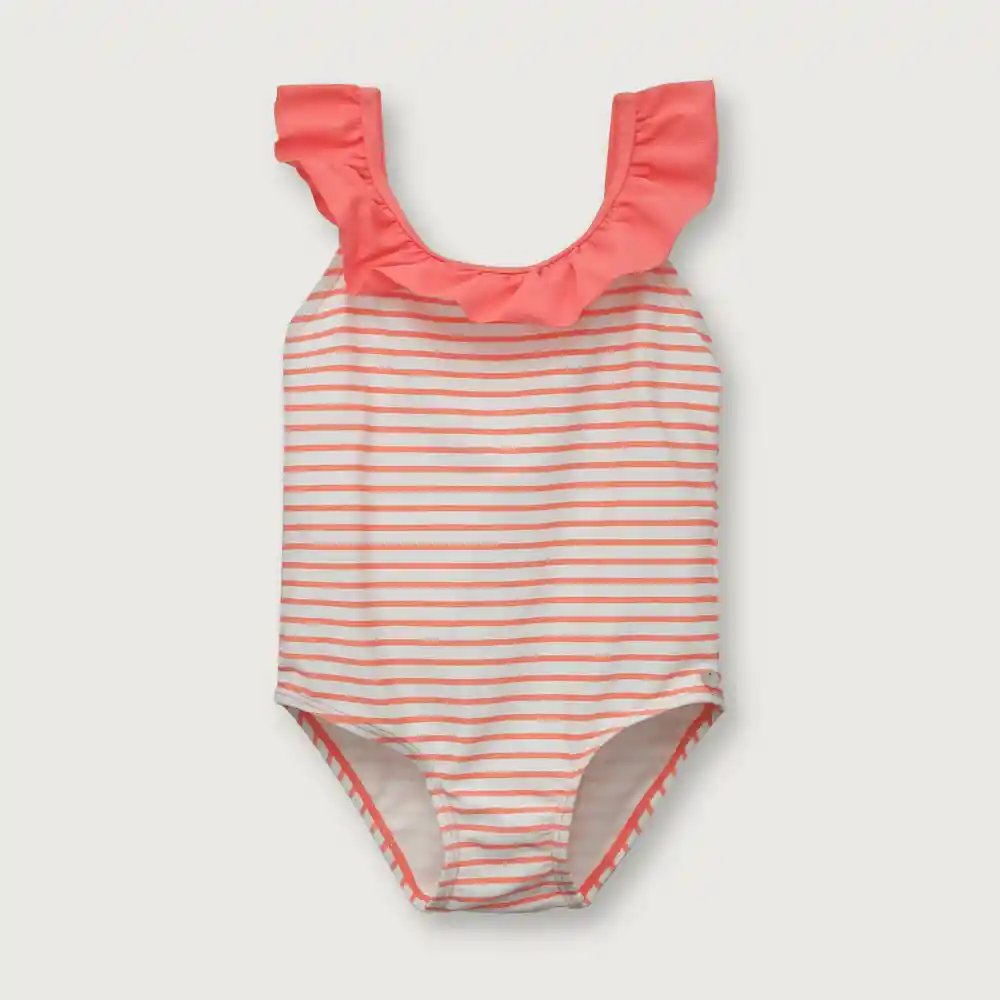Traje De Baño Con Vuelo De Niña Rose Talla 4 Años