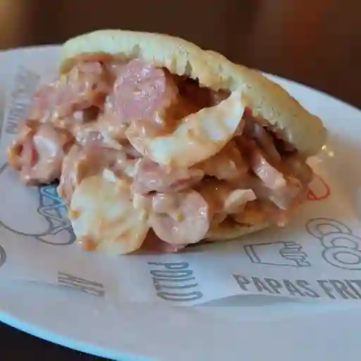 Arepa Salchihuevo