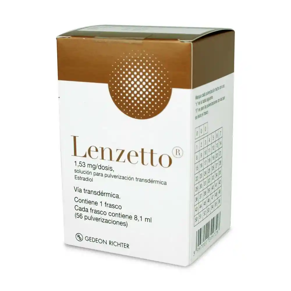 Lenzetto Solución Transdérmica (1.53 mg)

