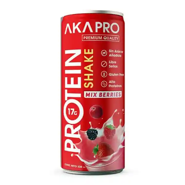 Akapro Batido Protein Shake Mix Berries