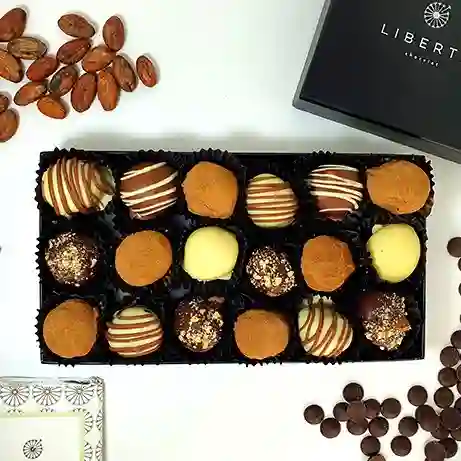 Trufas de Chocolate Caja 18 Unidades