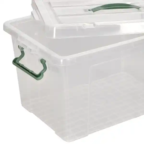 Caja Plástica Con Tapa 20 L Casaideas