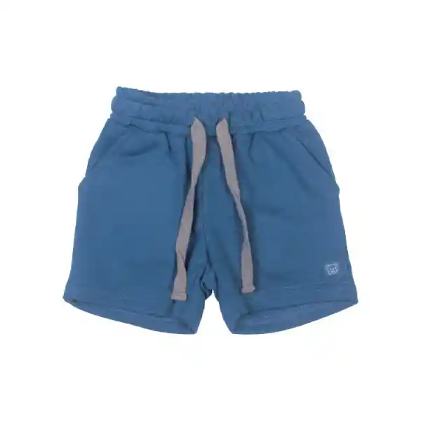 Short Bebe Niño Azul Pillin 6 M