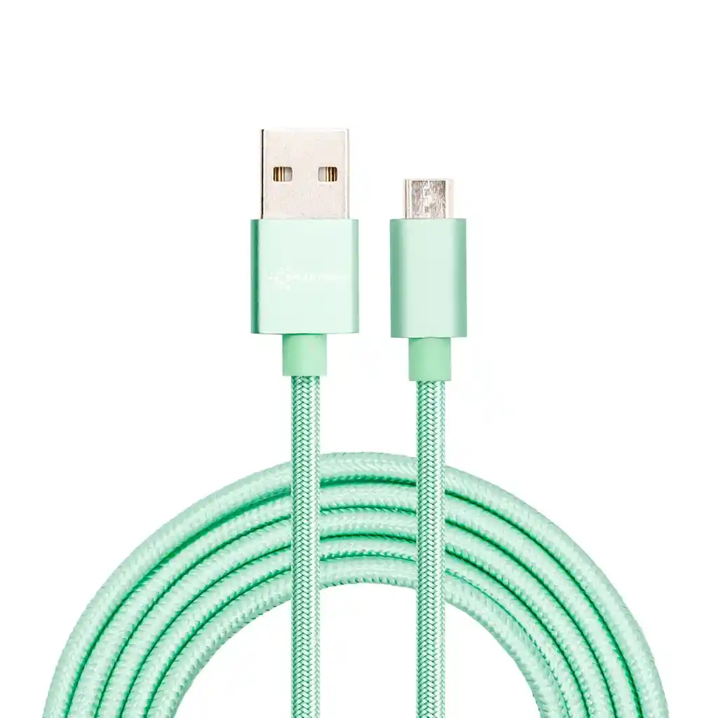 Smart & Go Cable Micro Usb Color Menta