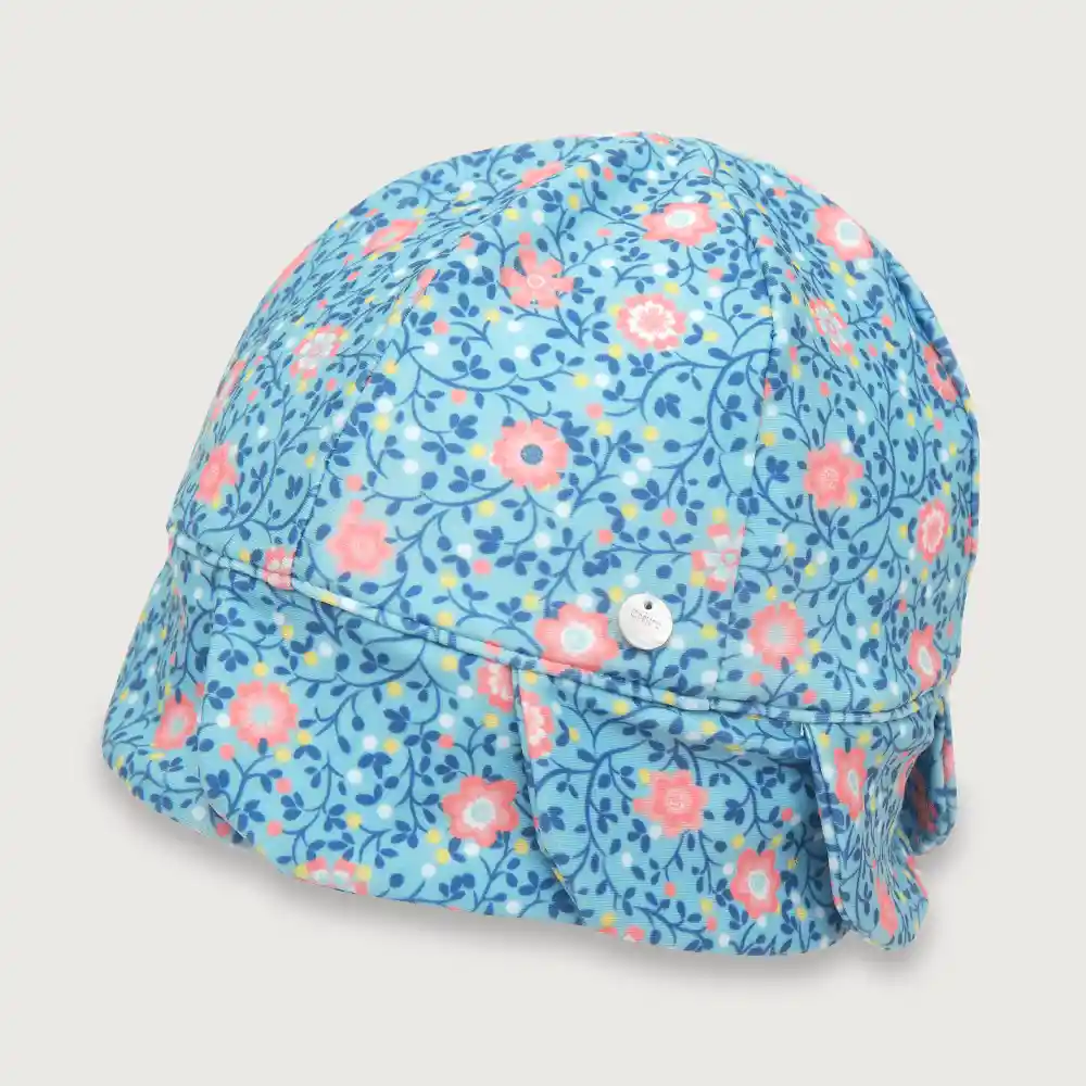 Gorro Pétalos De Niña Turquesa Talla Xl