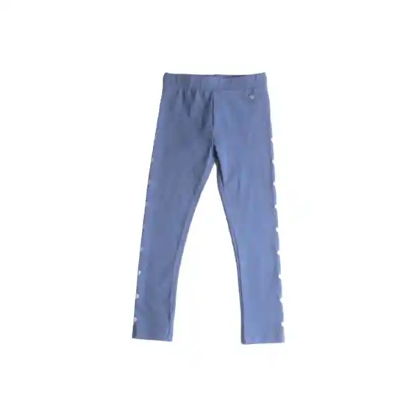 Calza Niña Azul petróleo Pillin 6 a