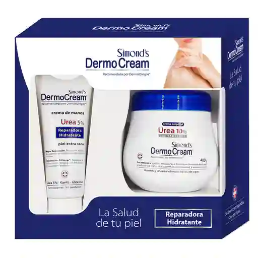 Simonds Crema Urea 10% Pote + Crema Reparación Dermo