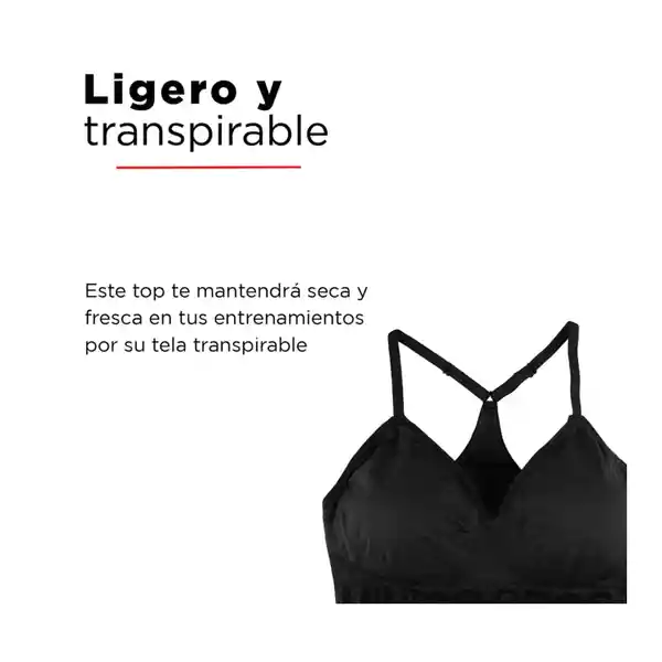 Brasier Deportivo Para Mujer Negro L/XL Miniso