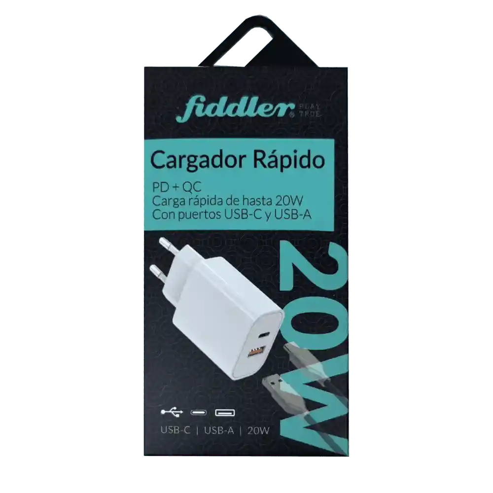 Cargador 20w Pd+qc Sin Cable