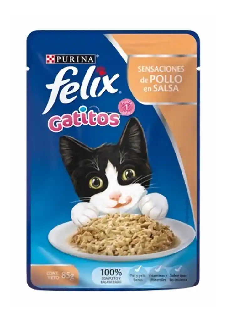 Felix Alimento Para Gato Sensaciones Pollo en Salsa
