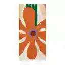 Paño de Cocina de Algodón Con Textura Flores 70 cm