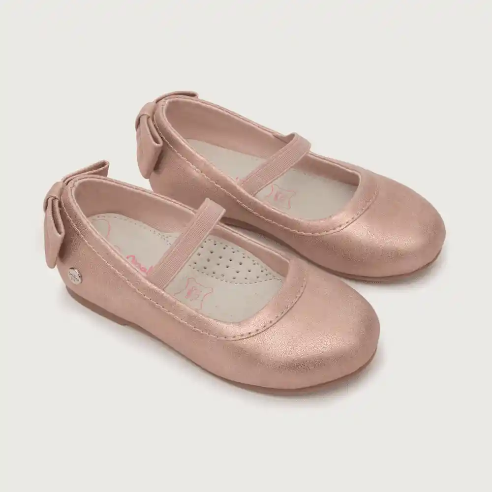 Ballerinas De Vestir Cinta Para Niño Rosada Talla 24