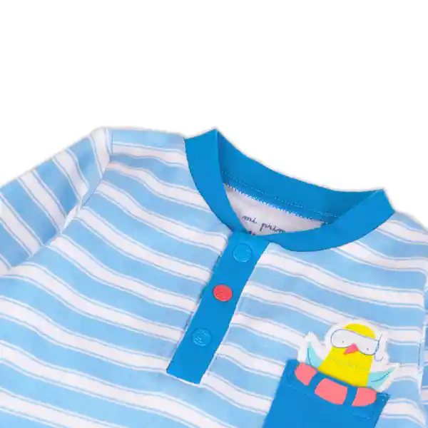 Set 2 pzas Body Bebe Niño Multicolor Pillin 12 M