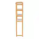 Repisa Con Puerta de Bambú 23 x 23 x 119 cm Casaideas