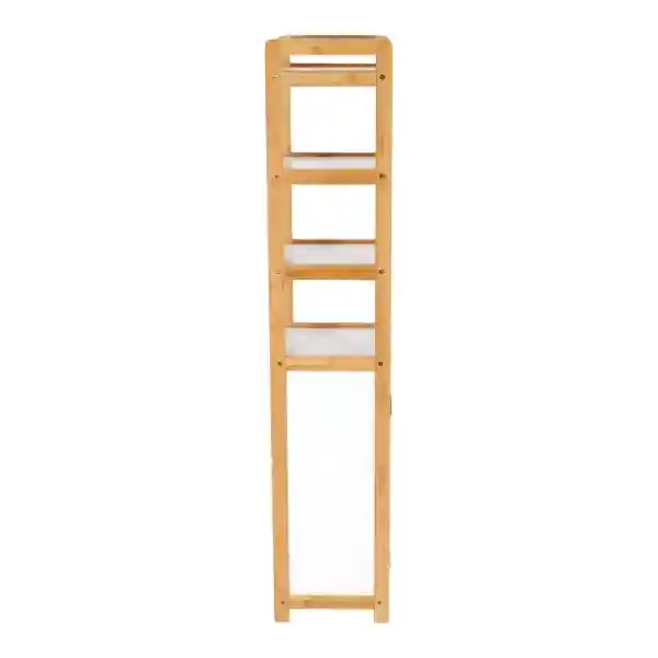 Repisa Con Puerta de Bambú 23 x 23 x 119 cm Casaideas