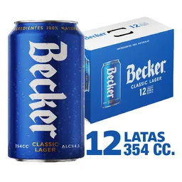 Becker Cerveza Lager Pack