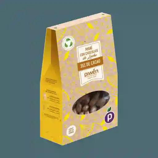 Maní Cubierto Con Chocolate de Leche Piwén
