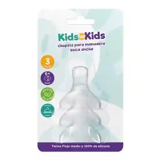 Kids For Kids Mamadera Boca Ancha Repuesto