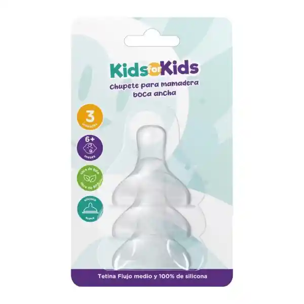 Kids For Kids Mamadera Boca Ancha Repuesto