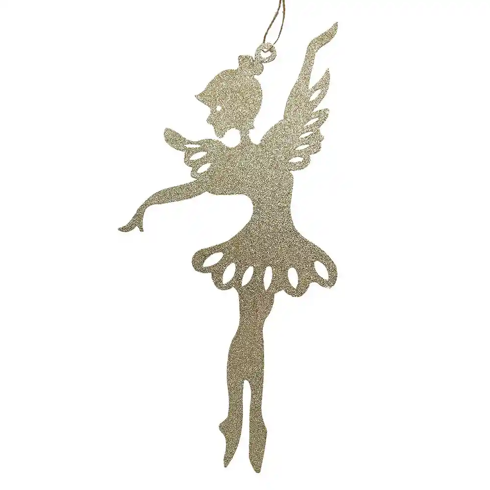 Colgante Hada Metal Dorado Jdh - Krea