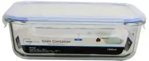 Recipiente Hermético Vidrio Rectangular 810