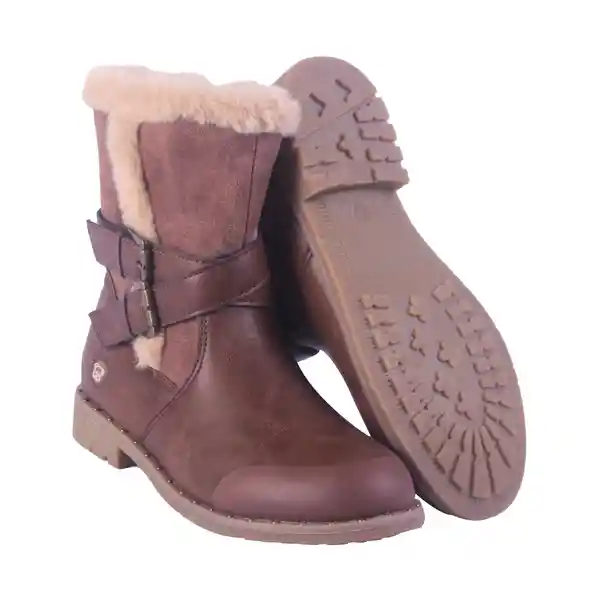 Botas Niña Niña Café Talla 31 Pillin