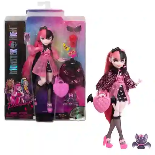 Monster Muñeca High Draculaura Con Accesorios - HHK51