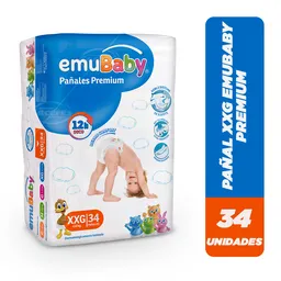 Emubaby Pañales Desechables Premium Talla XXG