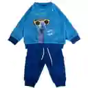 Conjunto Buzo Bebé Niño Turquesa Talla 6 M