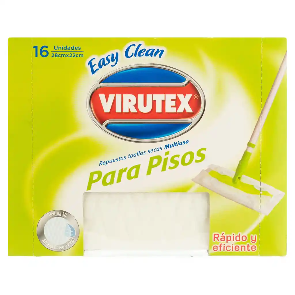 Virutex Repuesto Mopa Toalla Seca