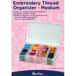 Hemline Caja Organizadora Hilos de Bordar