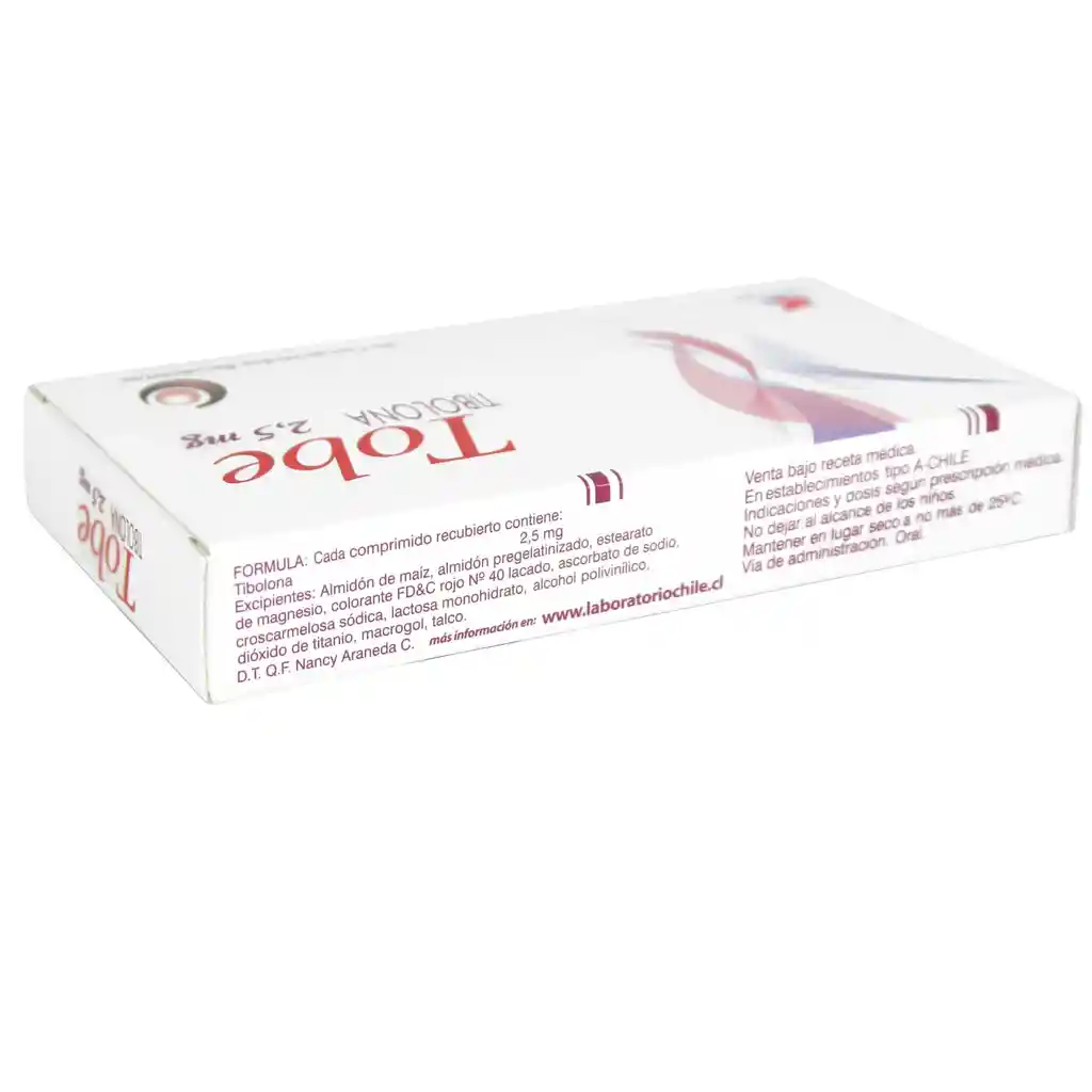  Tobe Hormona (25 Mg)  comp Rimidos Recubiertos 