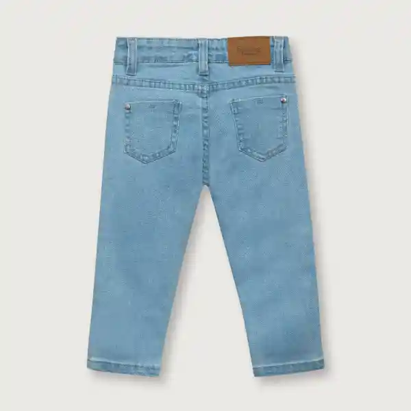 Jean Esencial de Niña Celeste Talla 18M Opaline