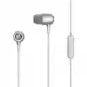 Earbuds Audifonos Bt Metal Plata Sh009