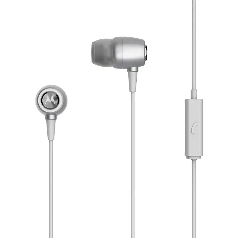 Earbuds Audifonos Bt Metal Plata Sh009