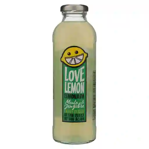 Love Lemon Bebida de Limonada con Menta y Jengibre
