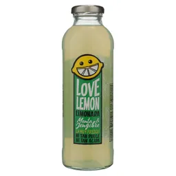 Love Lemon Bebida de Limonada con Menta y Jengibre