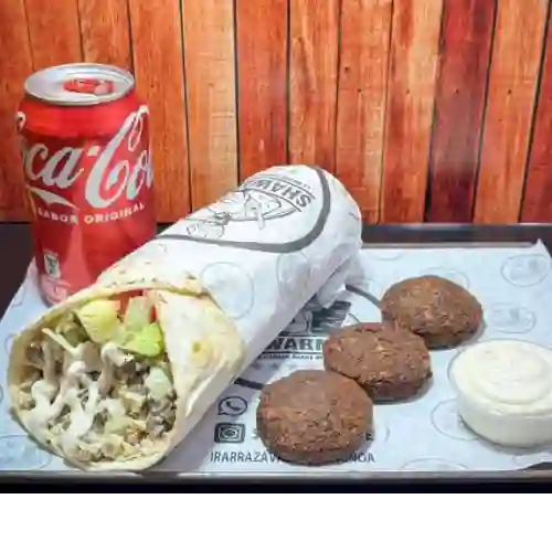 Promo Shawarma Clásico + 3 Falafel + Gaseosa