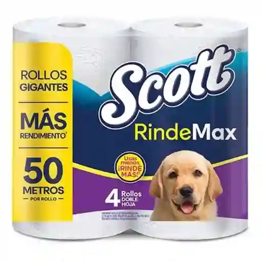 Scott Papel Higiénico Rindemax Doble Hoja 50 m
