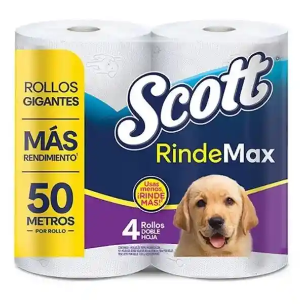 Scott Papel Higiénico Rindemax Doble Hoja 50 m