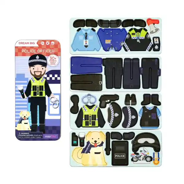 Puzzle Magnético Profesiones - Policía