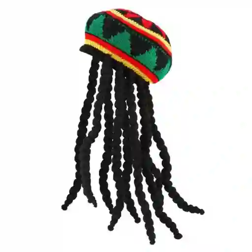 Peluca Rasta Con Gorro