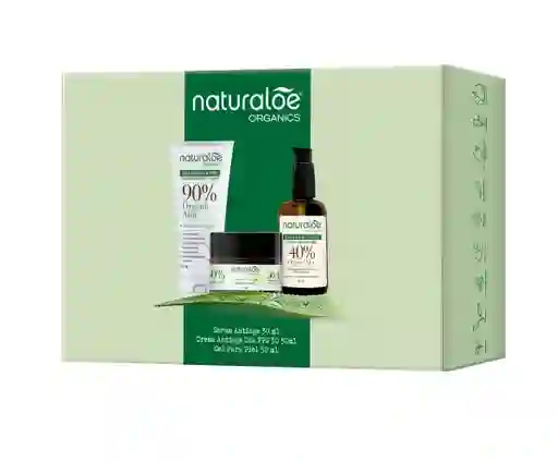 Naturaloe Kit Crema Noche + Serum + Gel Hidratante