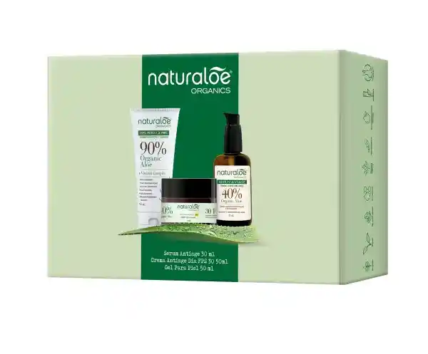 Naturaloe Kit Crema Noche + Serum + Gel Hidratante