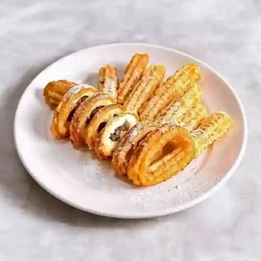 4 Churros Rellenos Mas 6 Espanoles