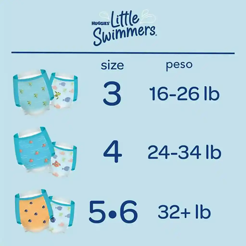 Little Swimmers - Pañal Para Piscina L 10un