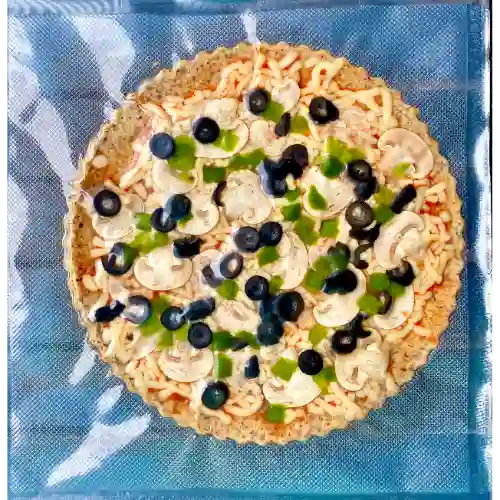 Keto Pizza Vegetariana (Caliente)