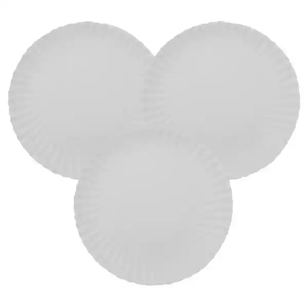 Set 25 Platos Carton