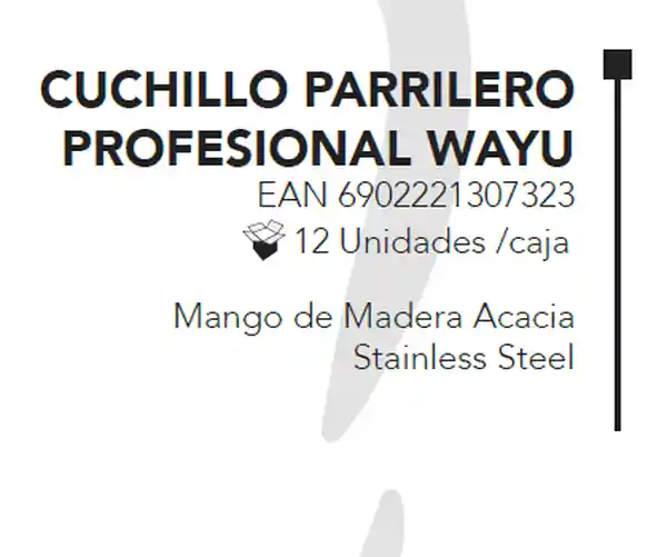 Wayu Cuchillo Parrilero Profesional